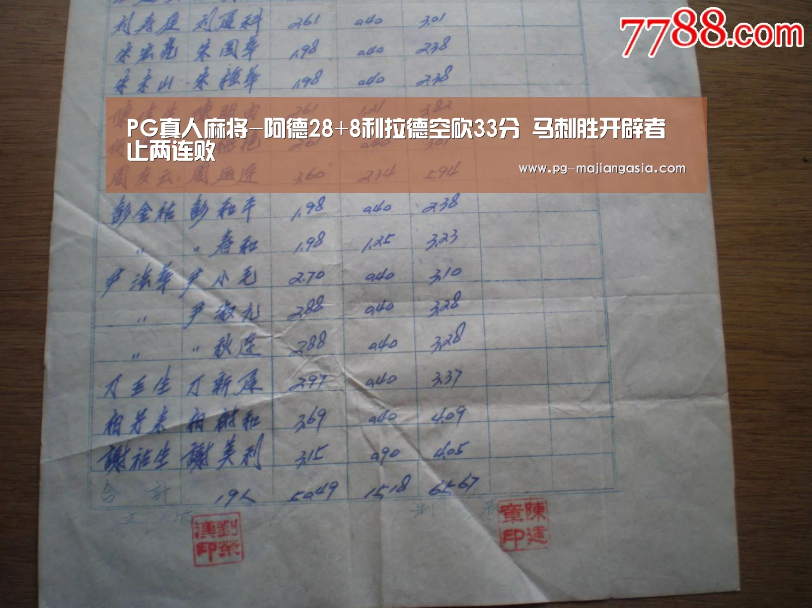 PG真人麻将